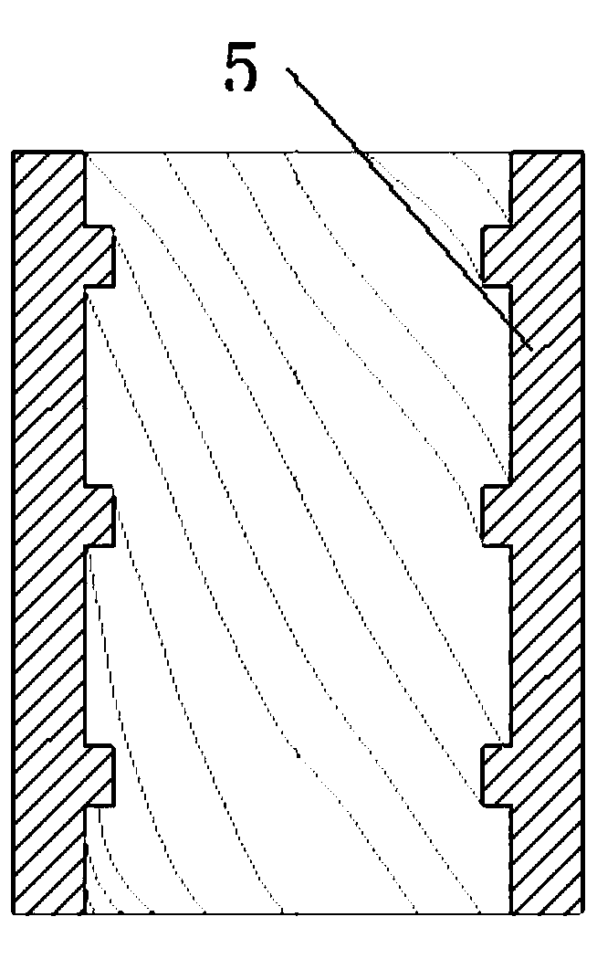 Coil pipe type heat absorber with internal thread pipe