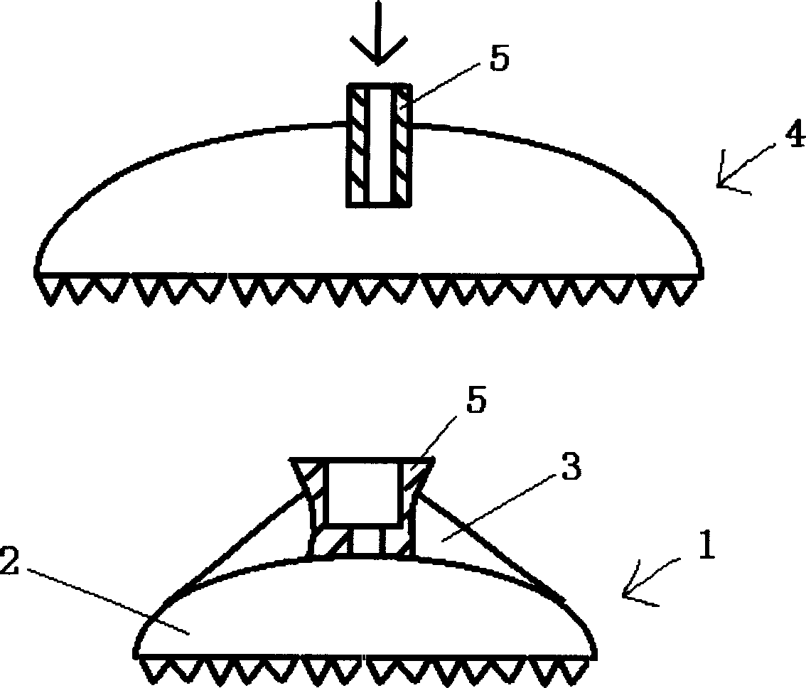 Broken stream type aerating apparatus of laying air in two layers