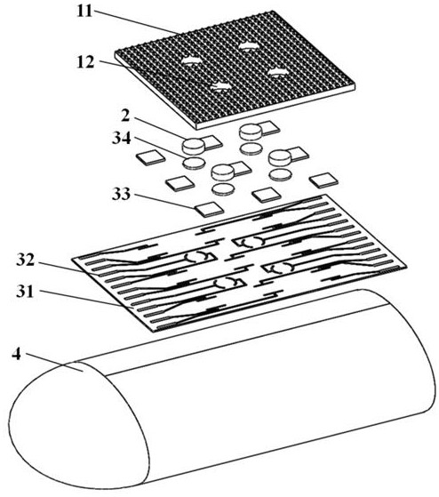 A kind of multifunctional flexible tactile sensor and preparation method thereof