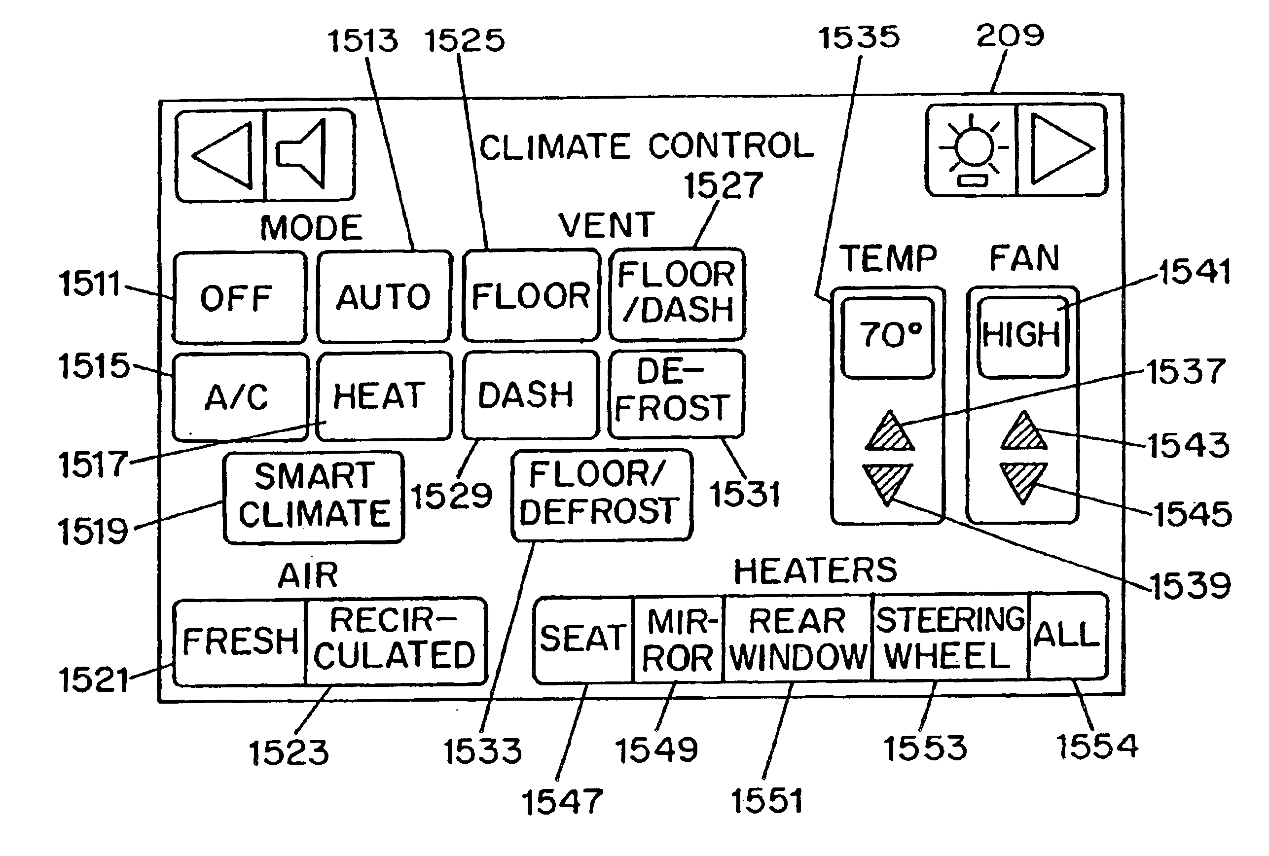 Technique for temporal climate control in a vehicle