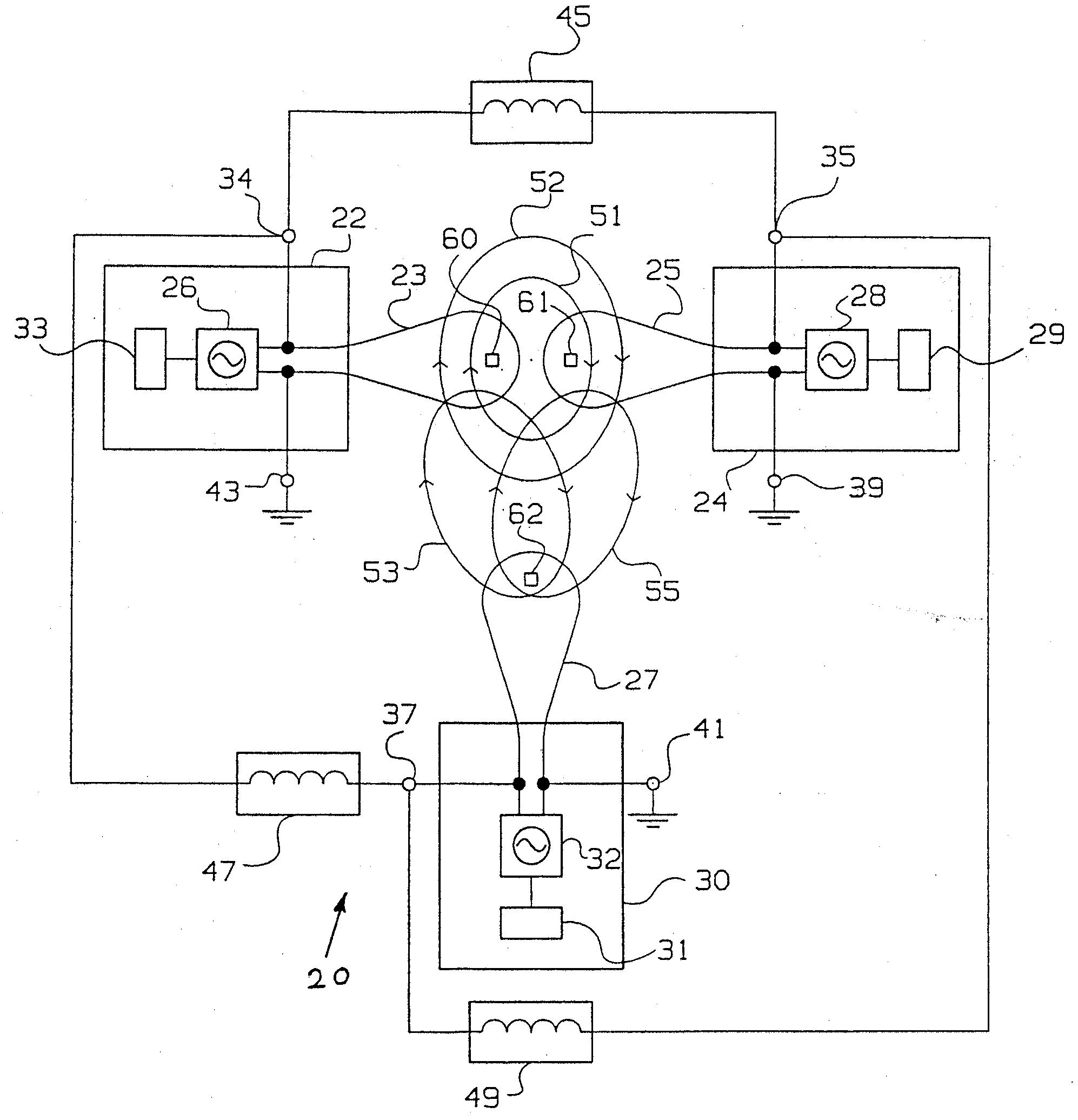 Radio frequency detection system for a medical device and process