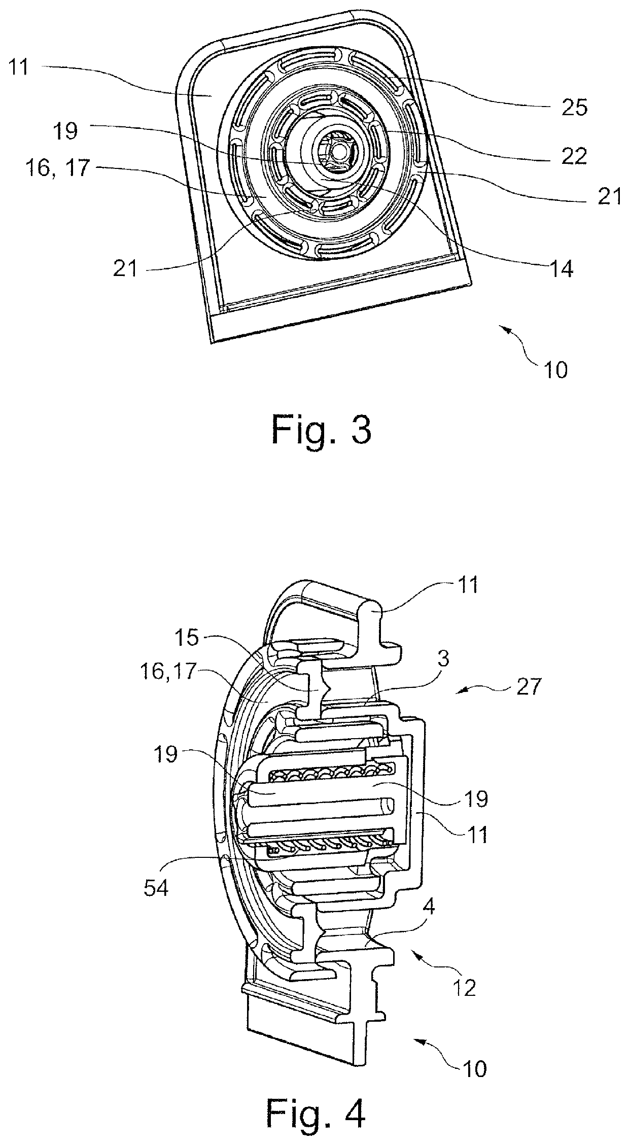 Oil separating device