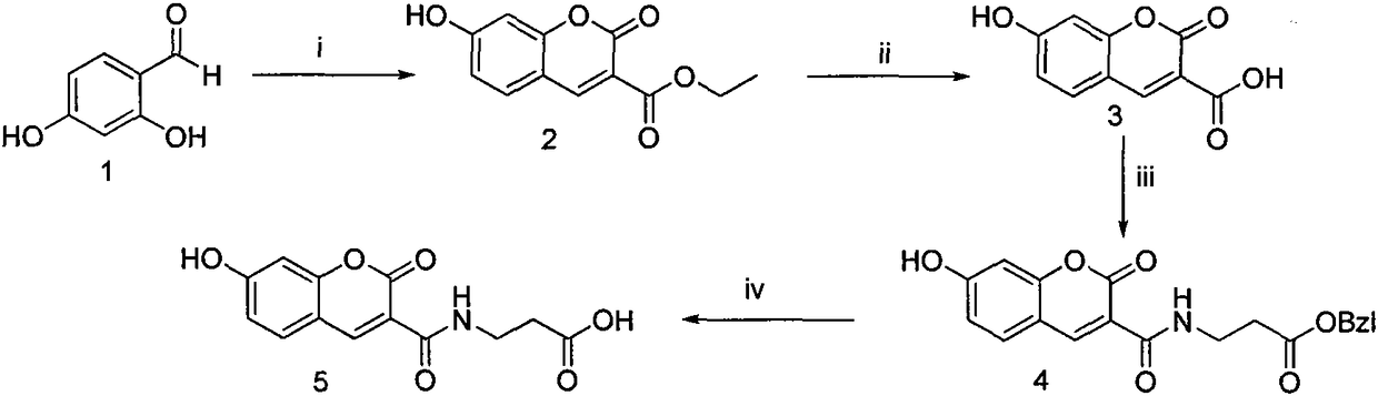 Coumarin derivative and its preparation method