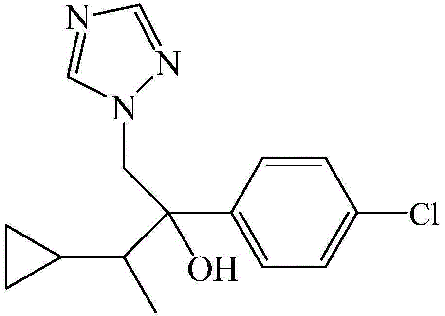 Sterilization composition containing cyprokonazol and propamidine