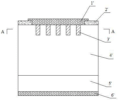 SiC annular floating-point type P+ structured junction barrier Schottky diode and preparation method thereof