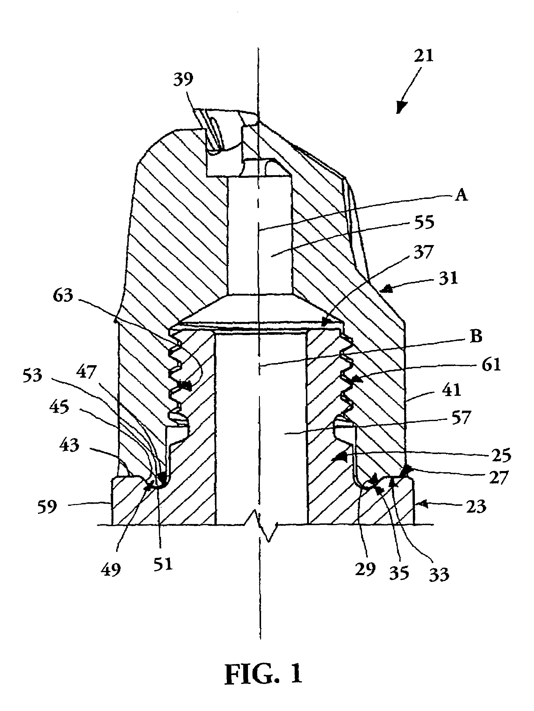 Cutting tool and tool head