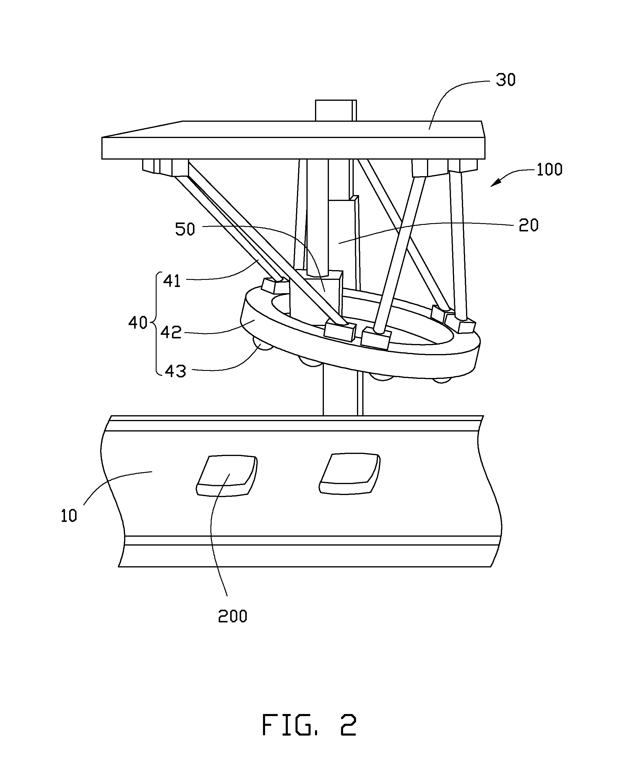 Device for determining surface defects