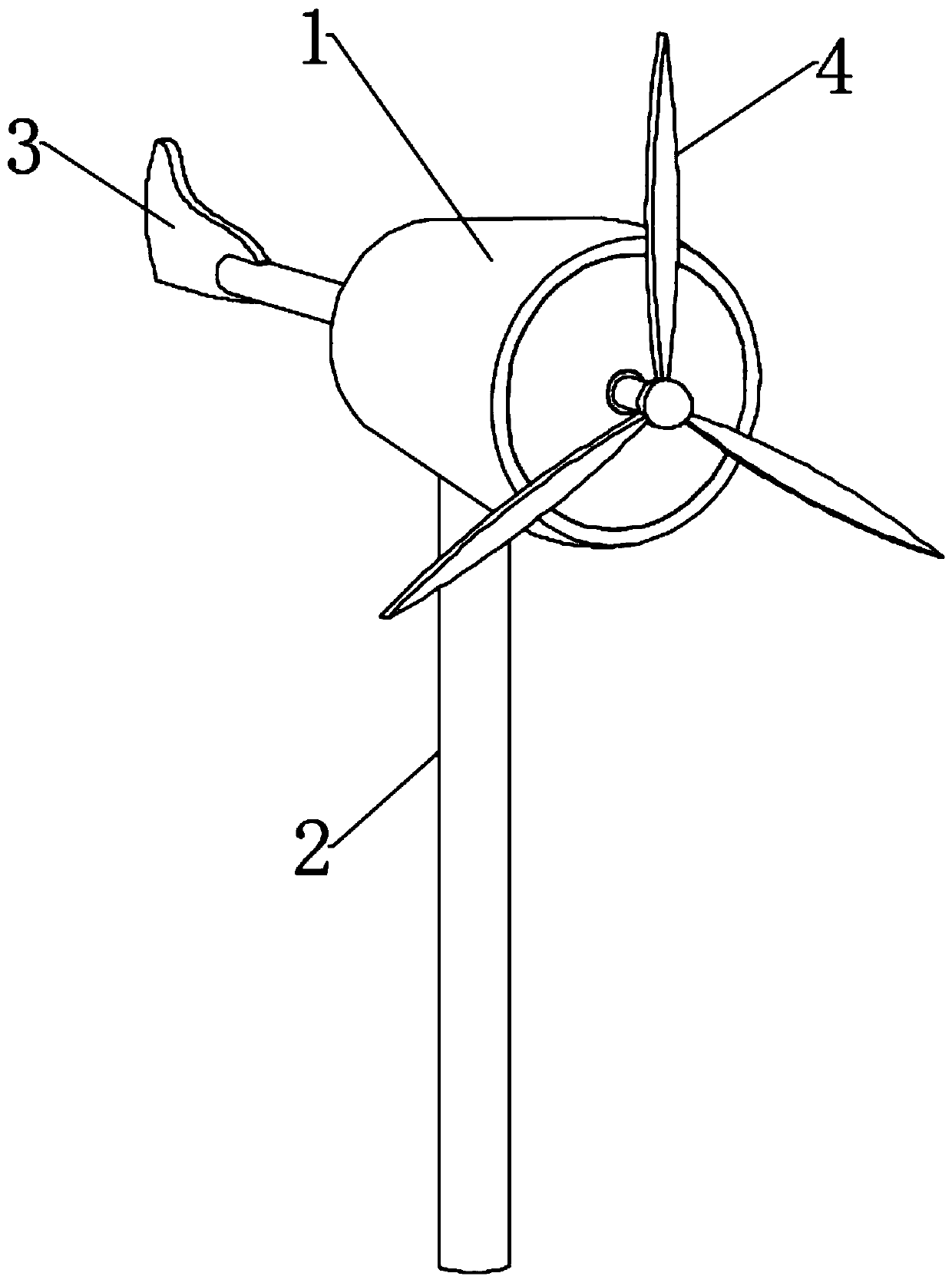 Environment-friendly low-noise wind-driven generator