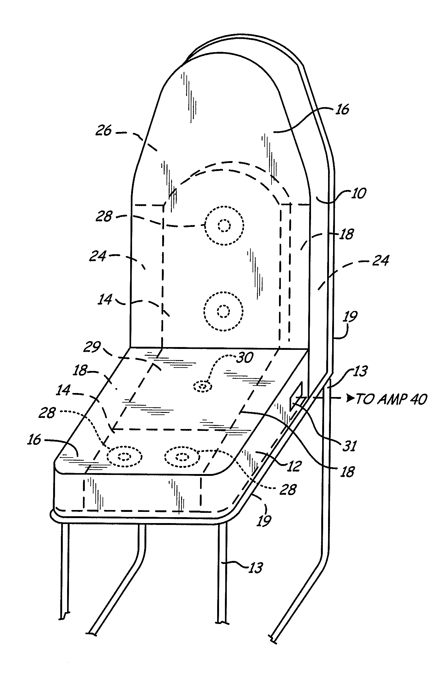 Sound and vibration transmission pad and system