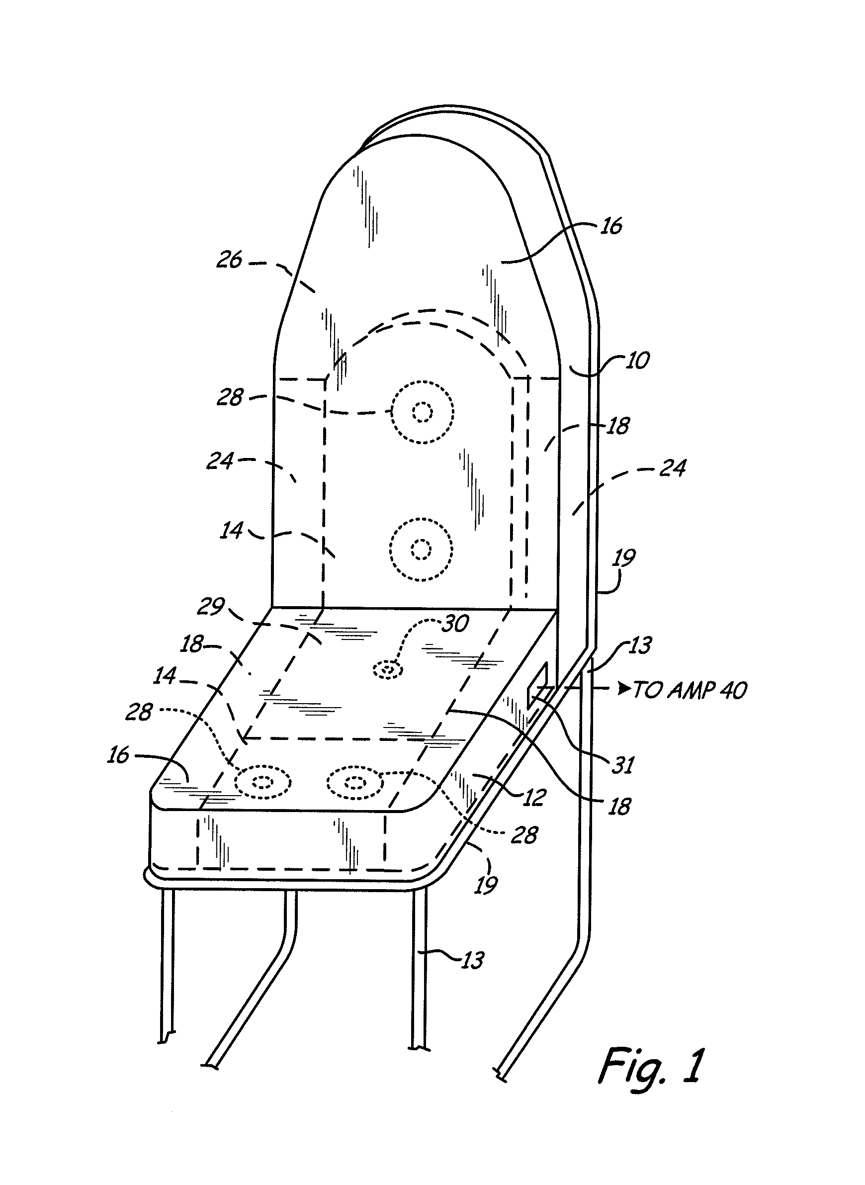 Sound and vibration transmission pad and system