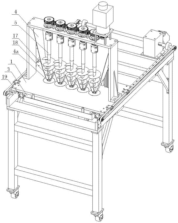 Stepping feeding mechanism