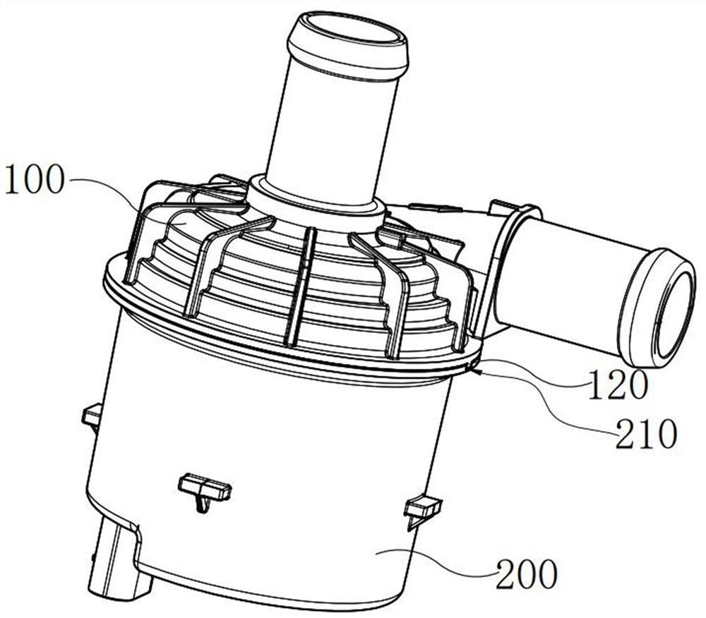 An automotive electronic water pump