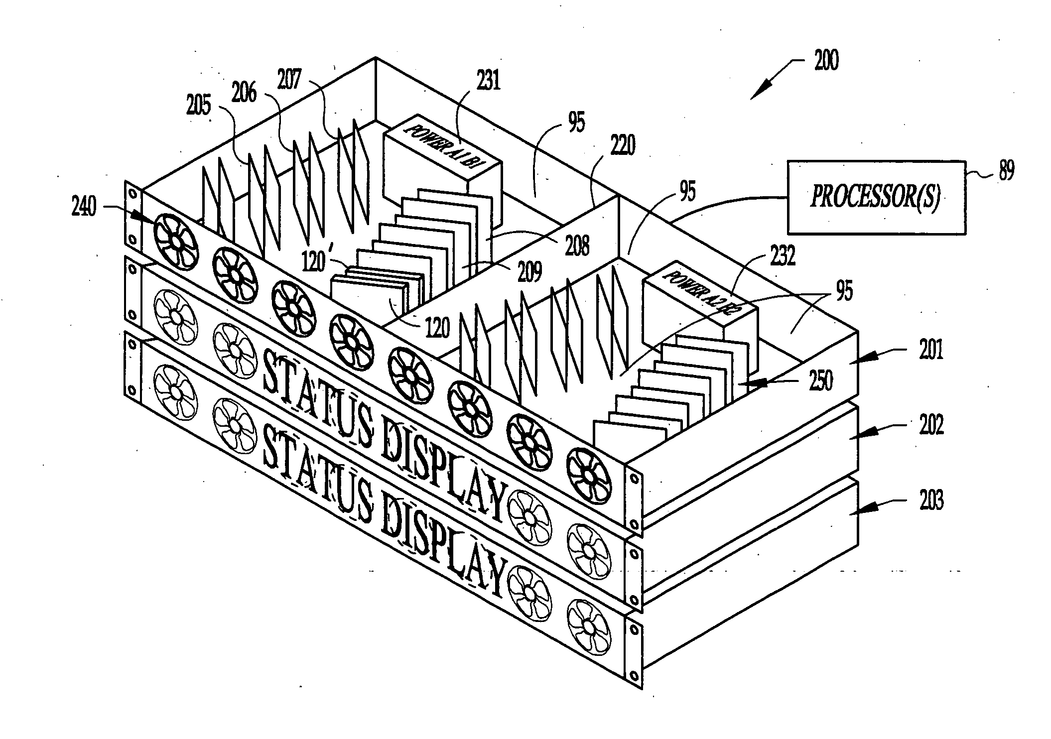 System and method for reduced vibration interaction in a multiple-disk-drive enclosure