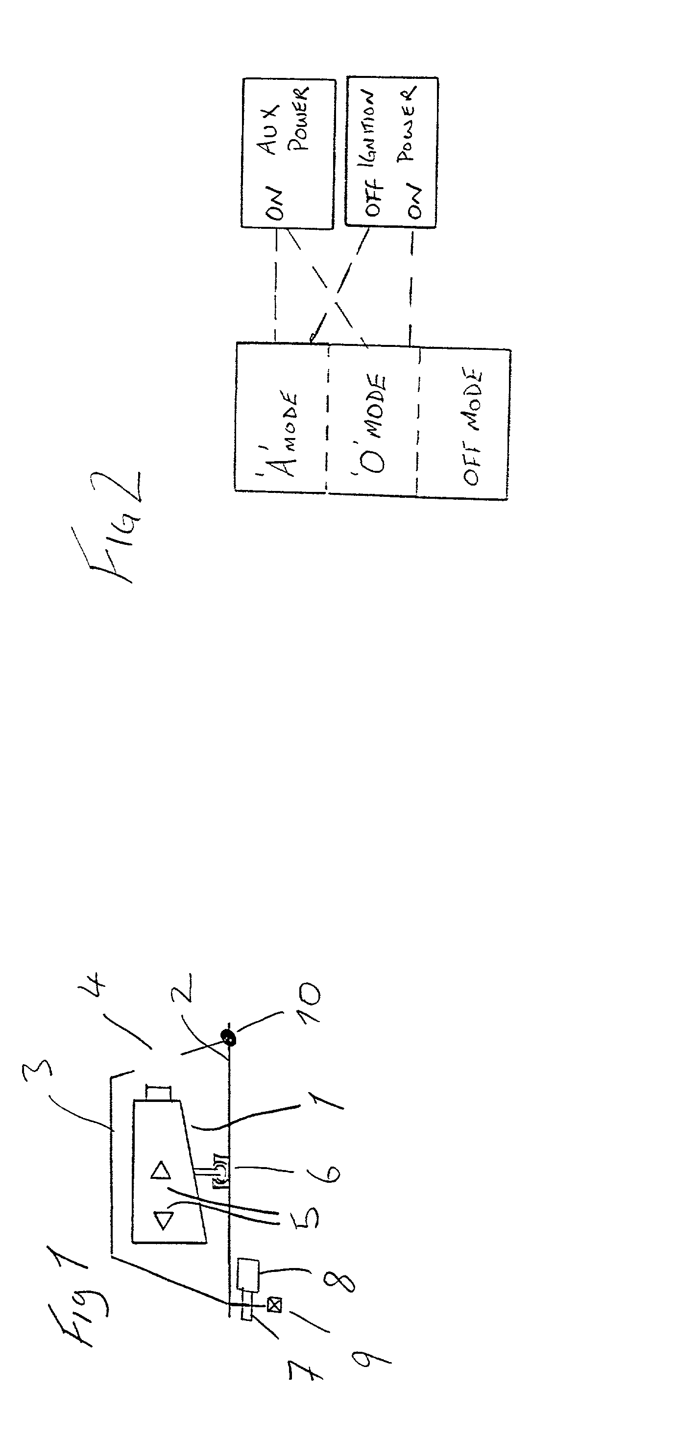 Control system for a vehicle situated device
