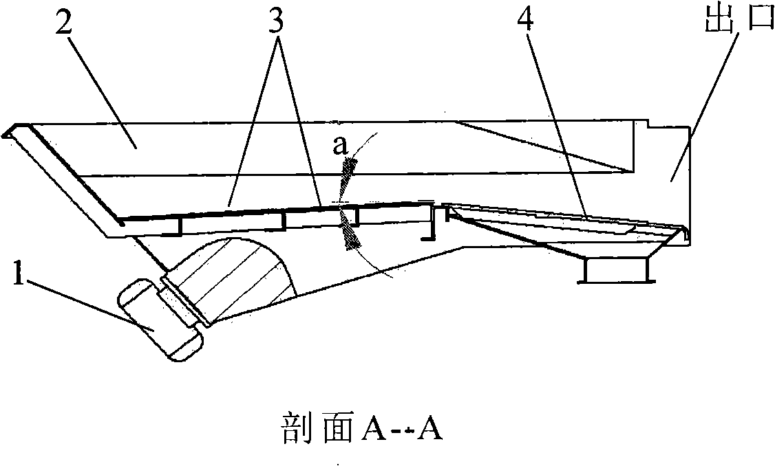 Pre-sifting vibrating material feeding device