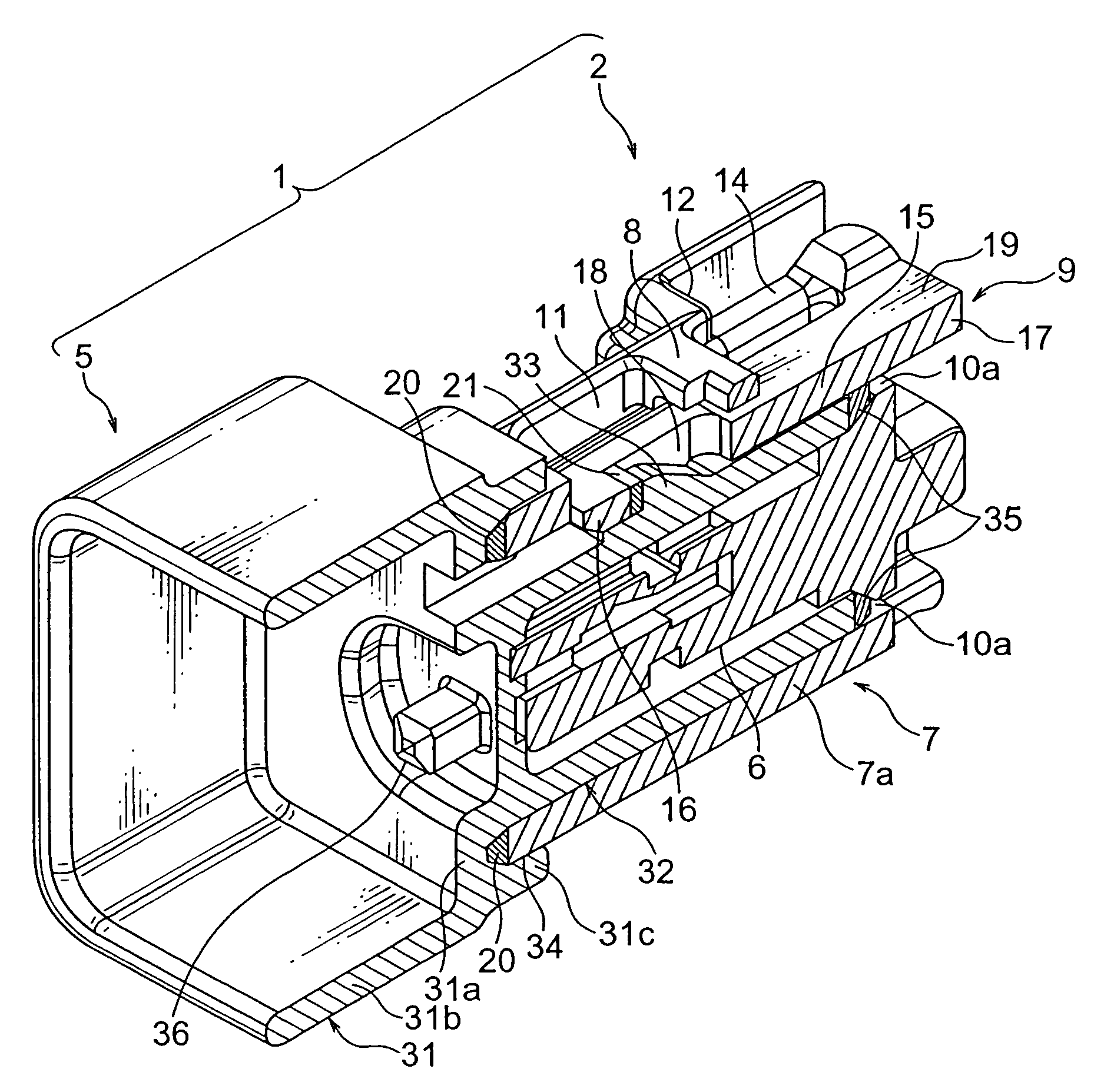 Electrical connector having vibration-resisting structure