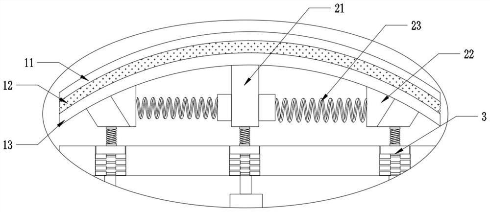 Automobile anti-collision cross beam with good energy absorption effect