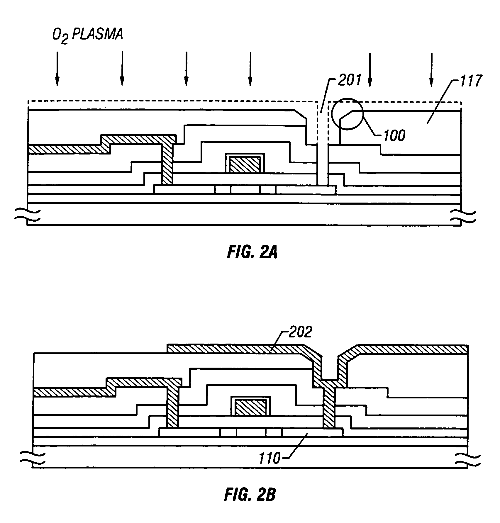 Fabricating a tapered hole incorporating a resinous silicon containing film