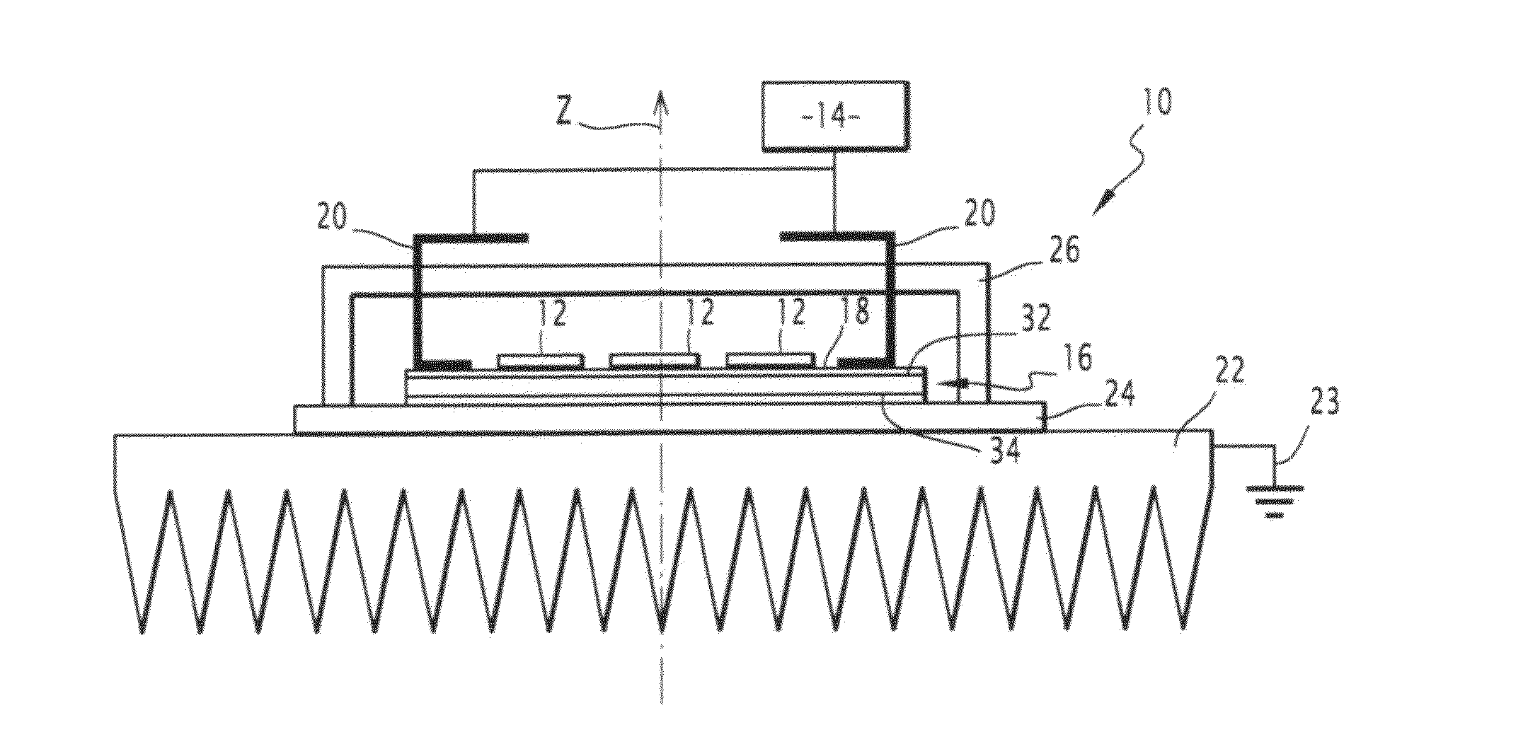 Device for Electric Insulation of a Conducting Plane
