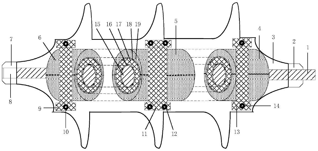 A method for simulating and testing the faults of different degradations of the insulating layer of ethylene-propylene rubber cable terminals