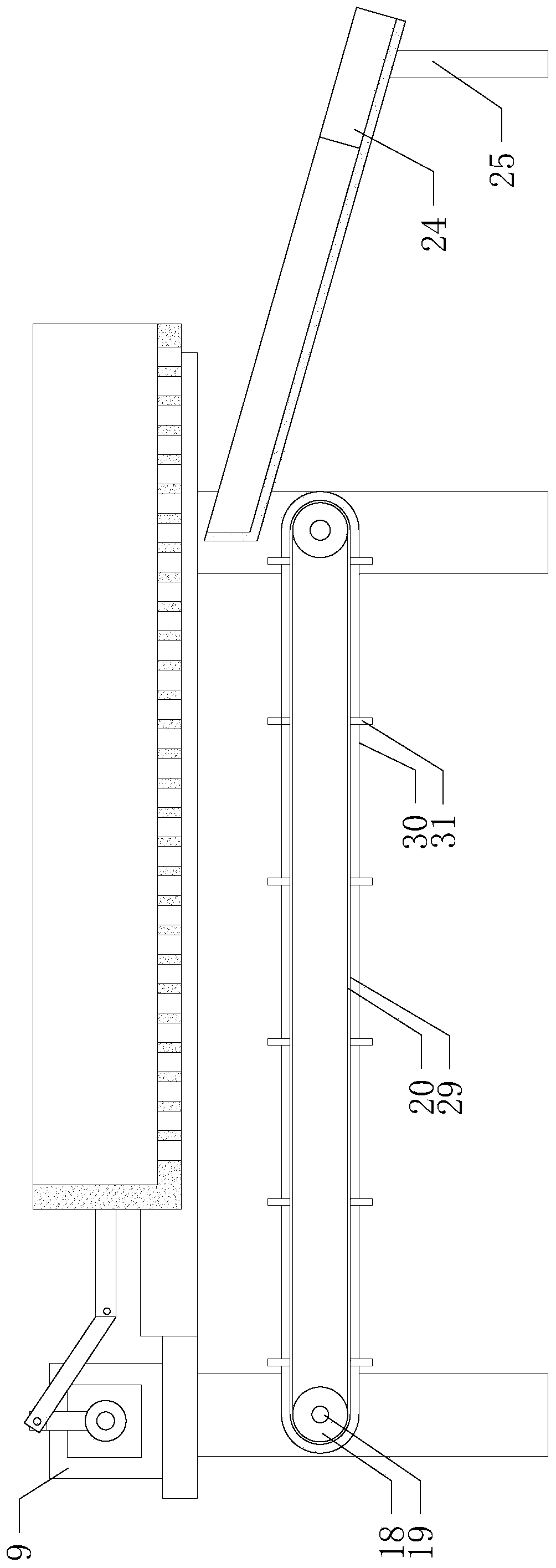 Sand and gravel aggregate screening device