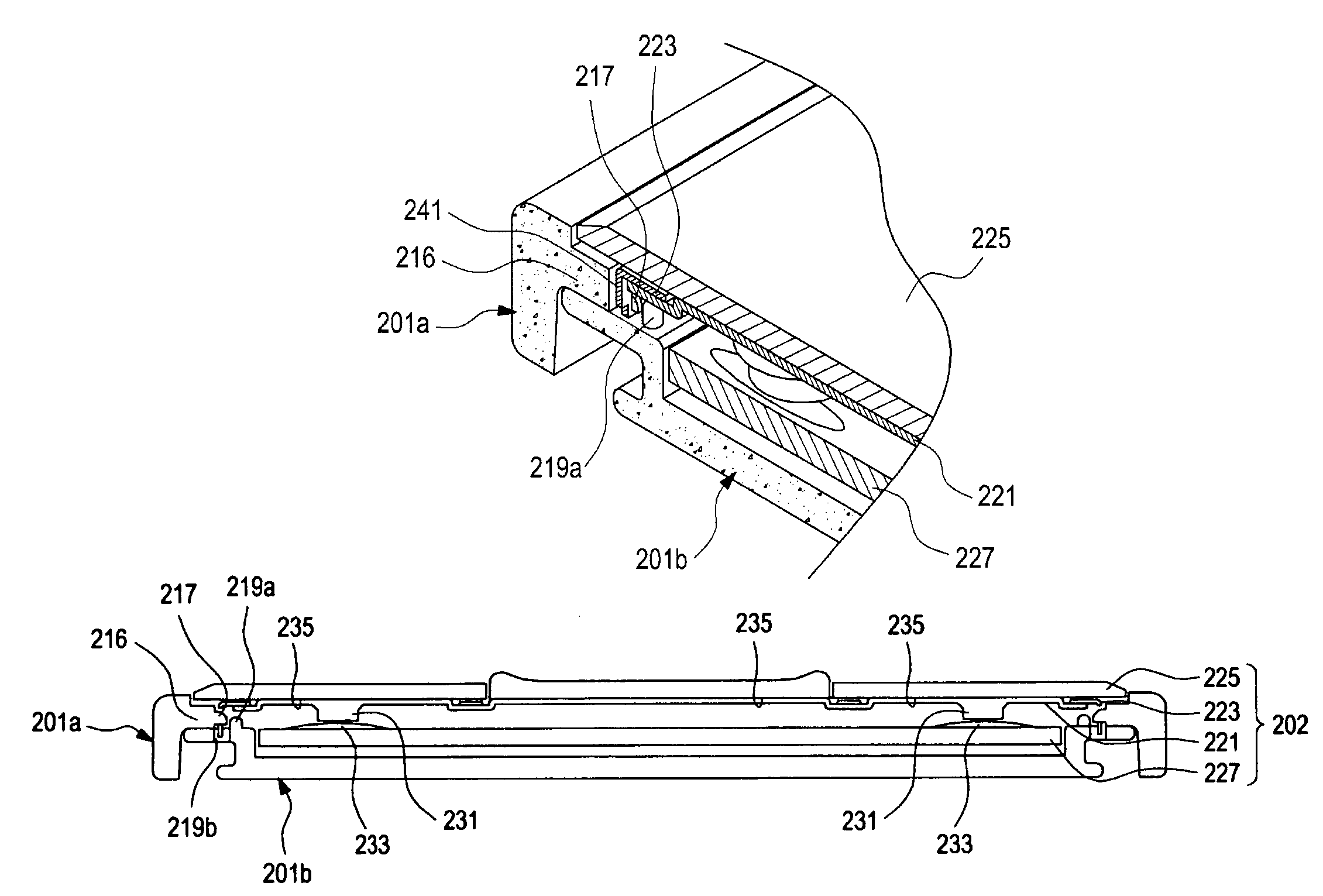 Keypad assembly for portable terminal