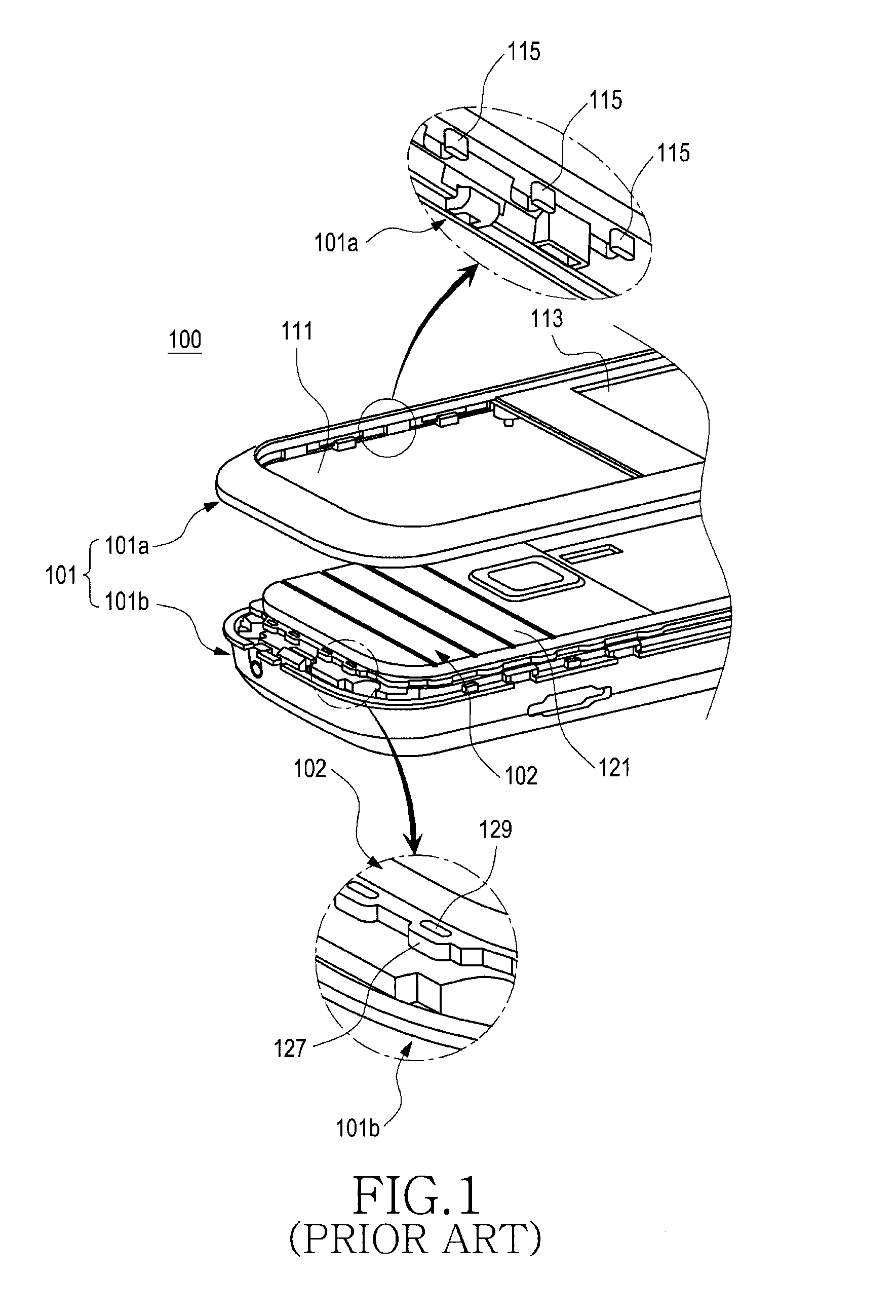 Keypad assembly for portable terminal