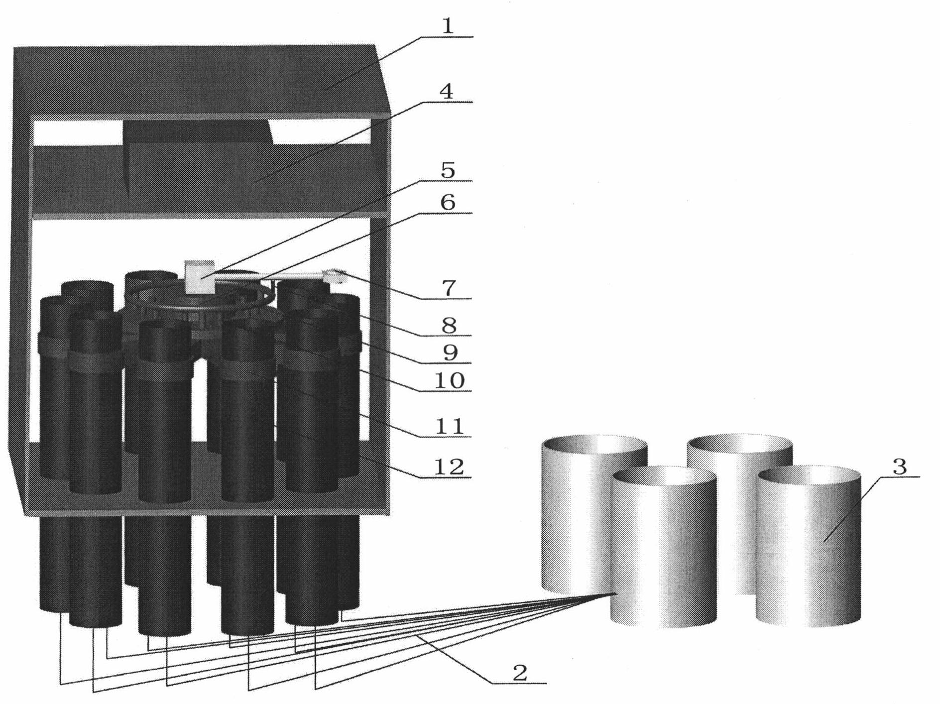 Multi-cylinder compensation type water surface evapotranspirometer and its use method