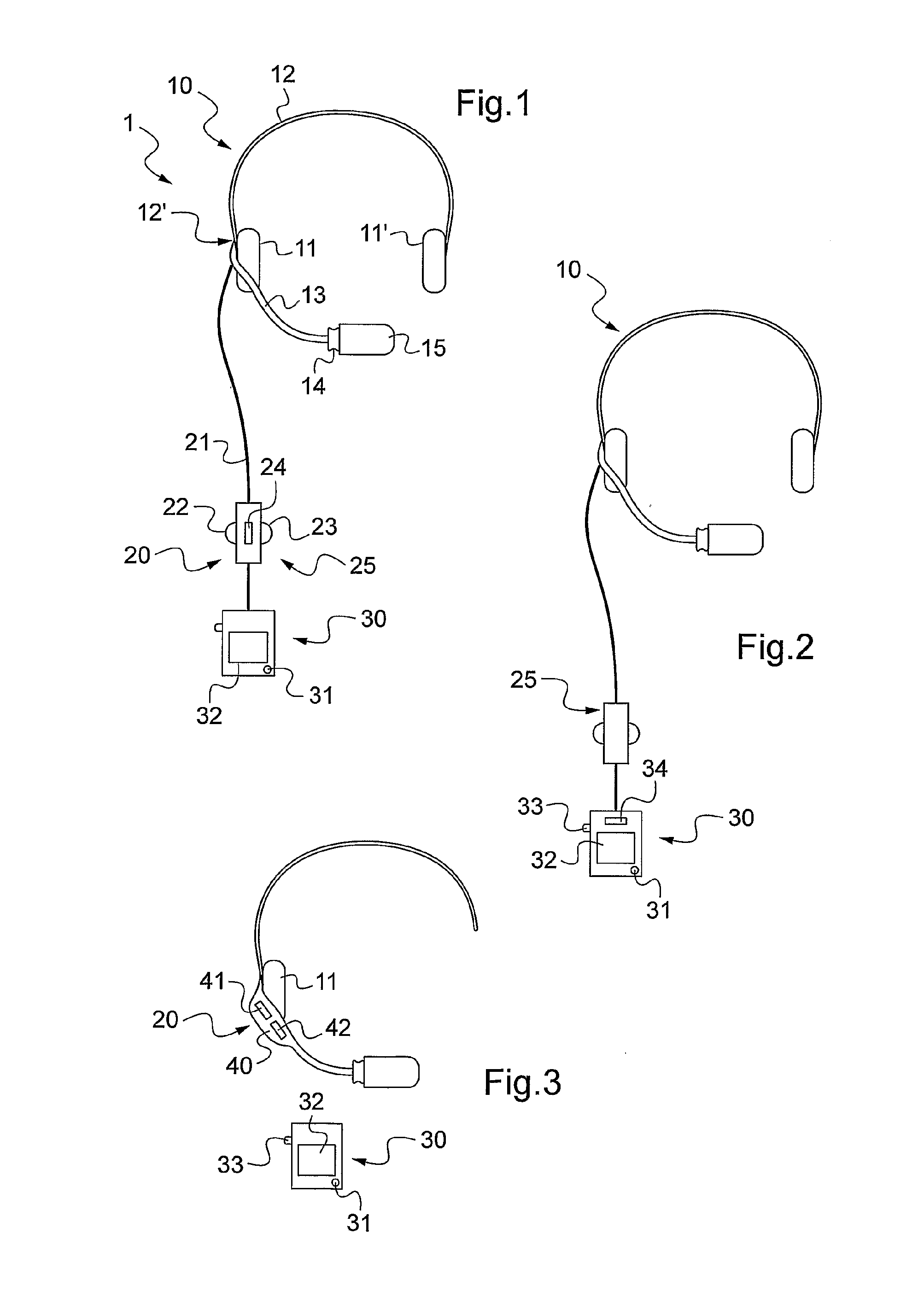 A translation method and a device, and a headset forming part of said device