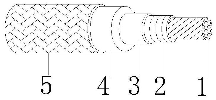 Vehicle-mounted 3KV insulated wire and cable with same
