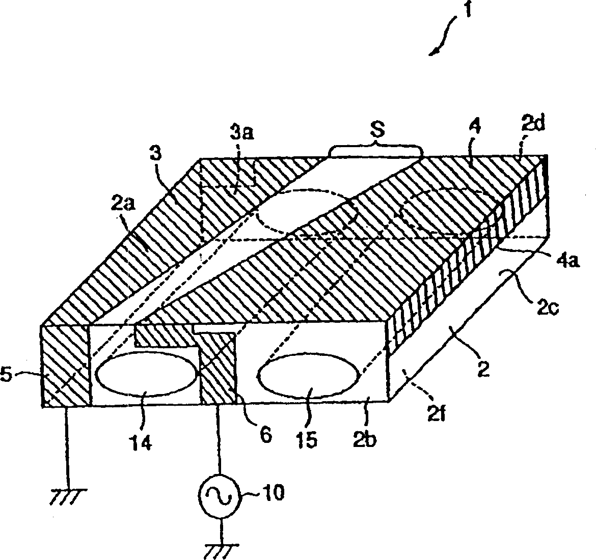 Surface-mount antenna and communication device with surface-mount antenna
