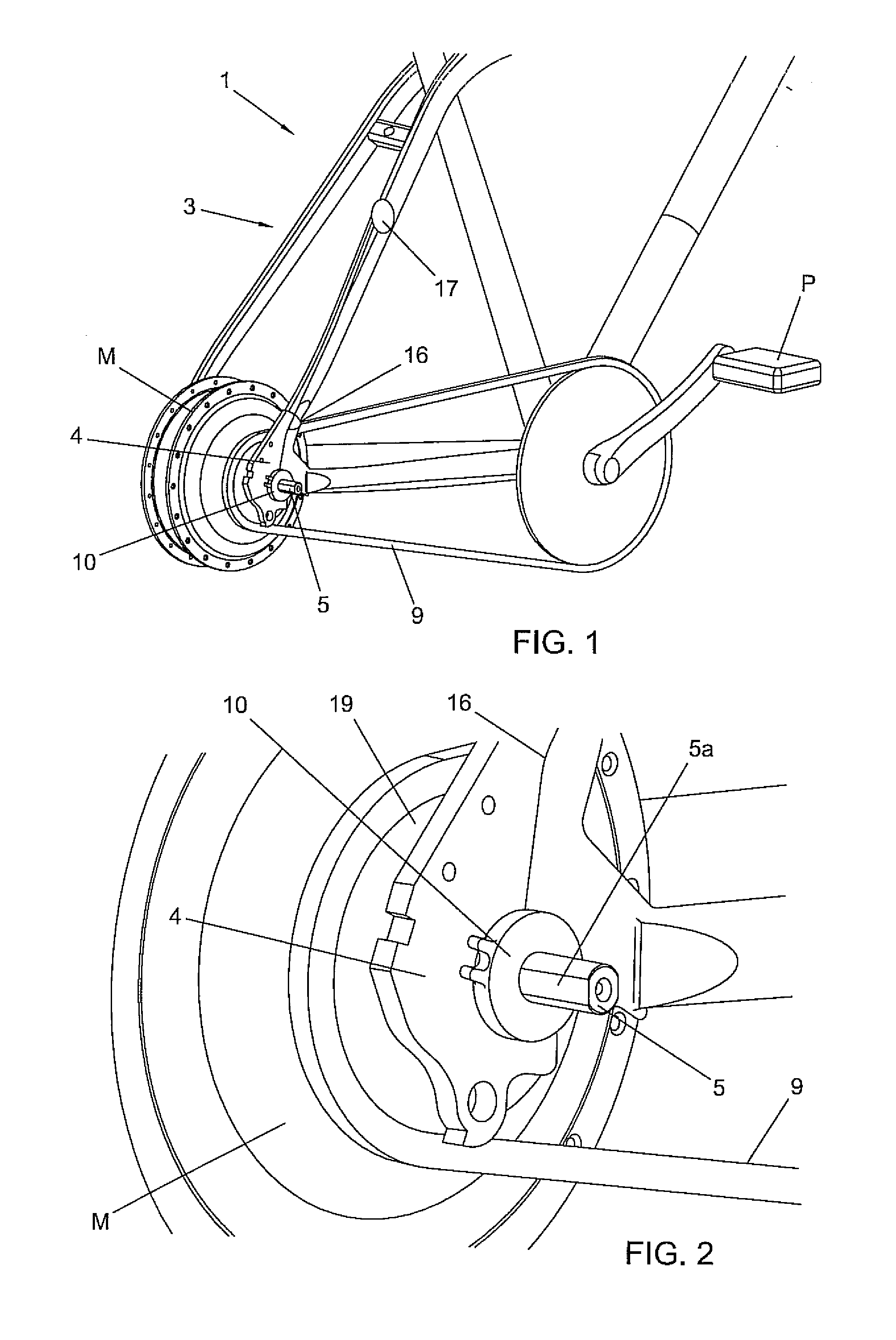 Bicycle, sensor, and method