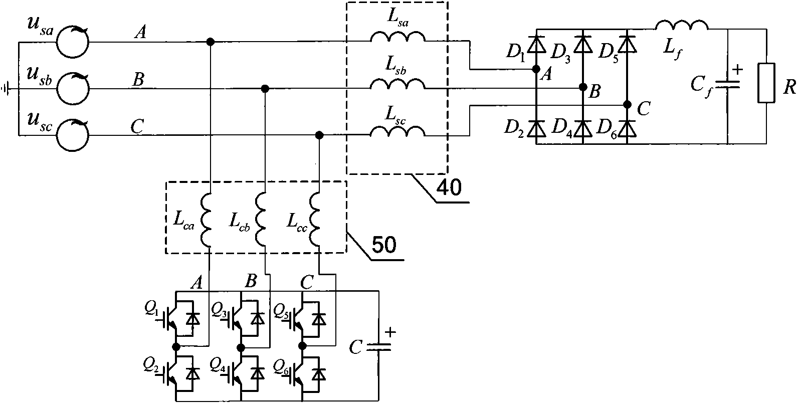 Parallel-connection type active power filter