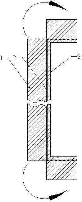 Glass-metal composite plate as well as manufacturing method and application thereof