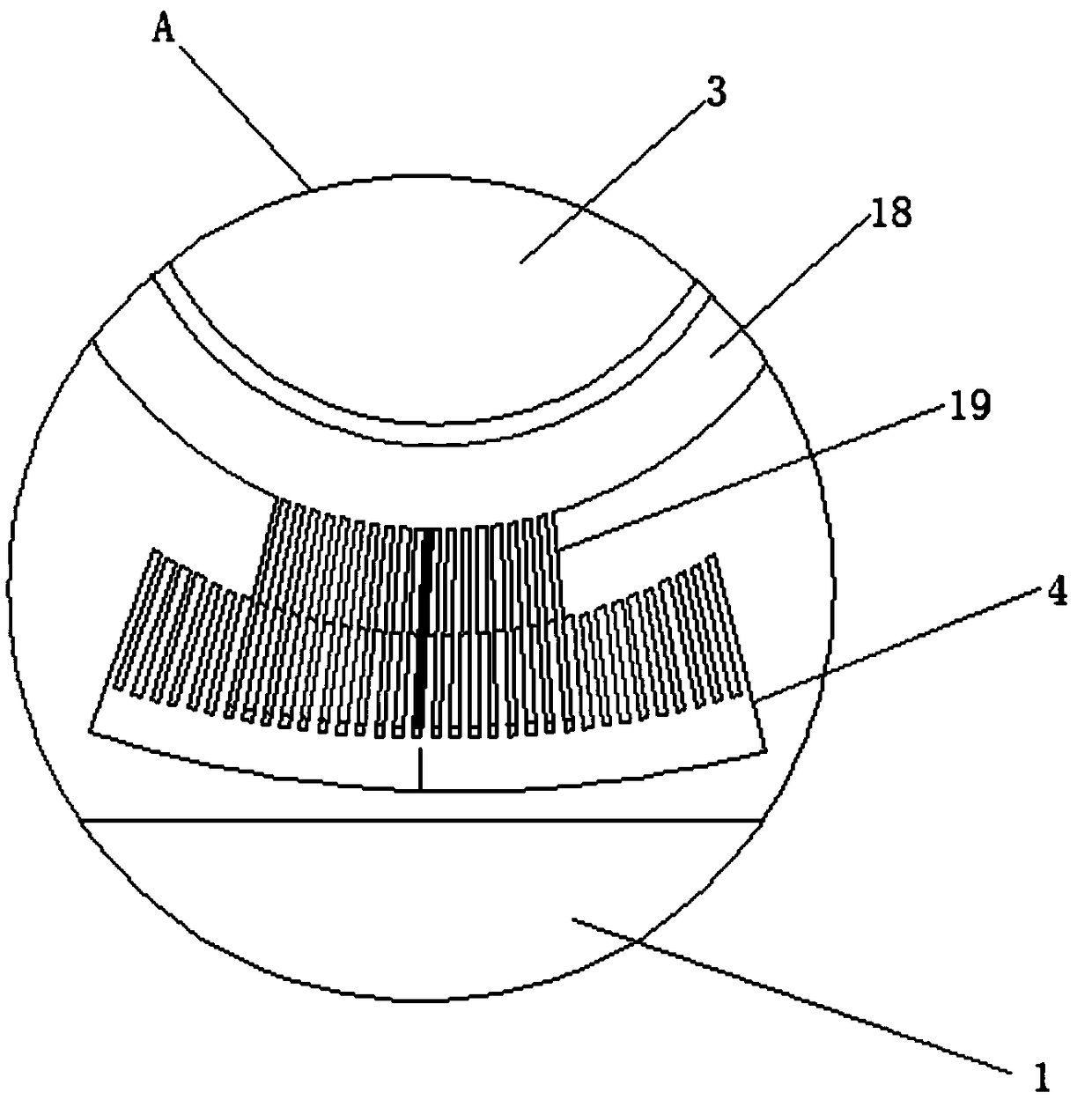 Clamping device for blade grinding machine