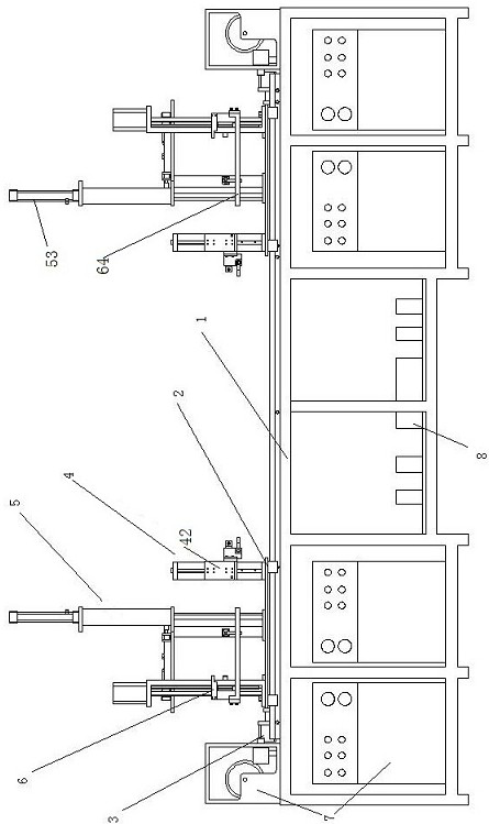 An automatic welding device for shelf beams and hanging pieces and application method thereof