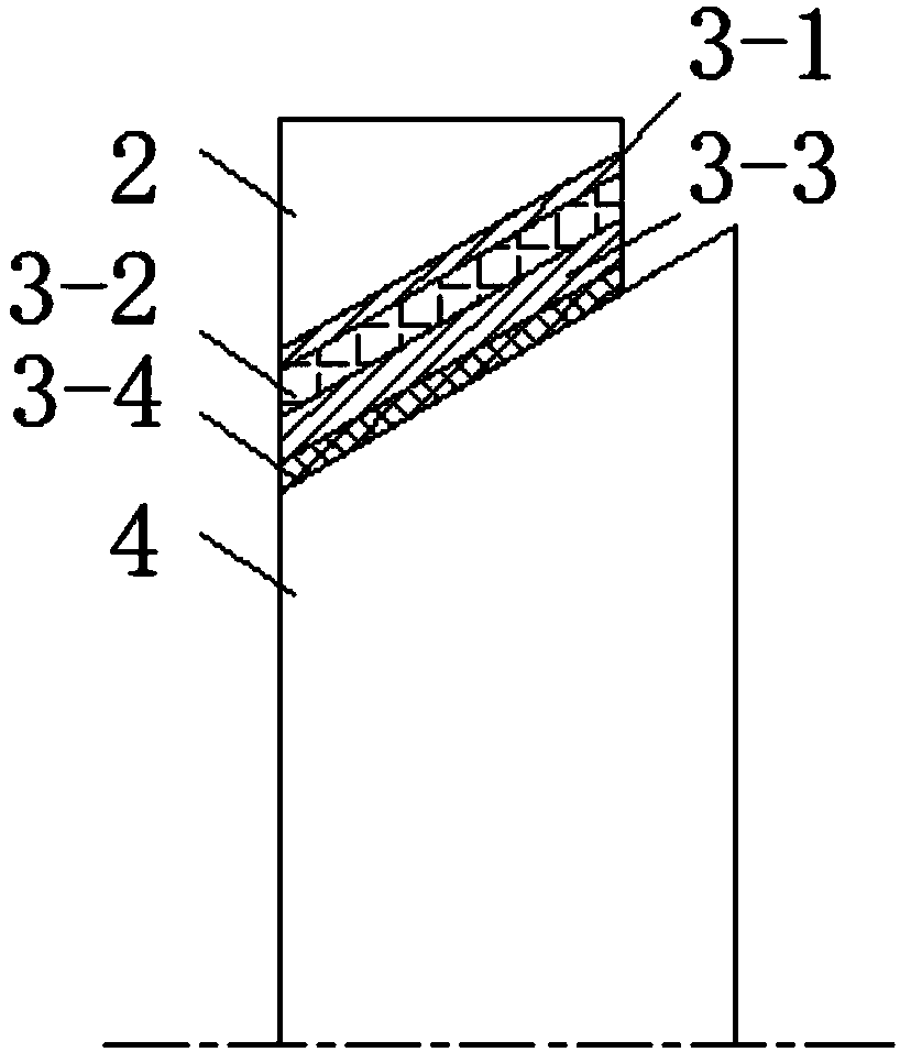 Water-lubricated thrust-diameter combined bearing for shaftless propeller