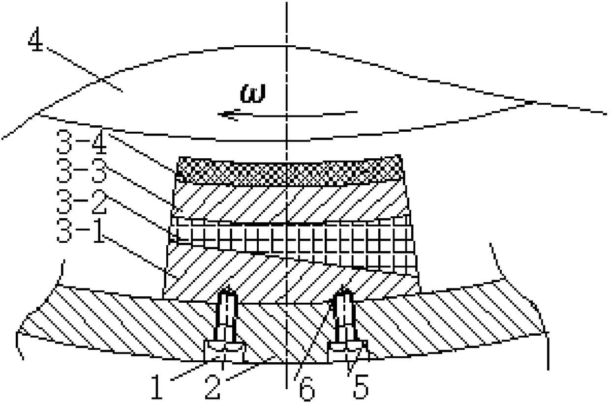 Water-lubricated thrust-diameter combined bearing for shaftless propeller