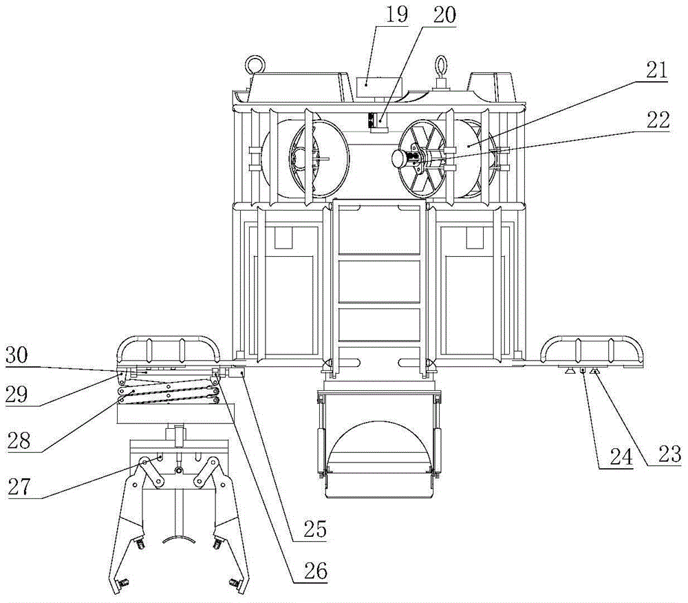 A rockfall pipe riprap device for dealing with suspended spans of submarine pipelines