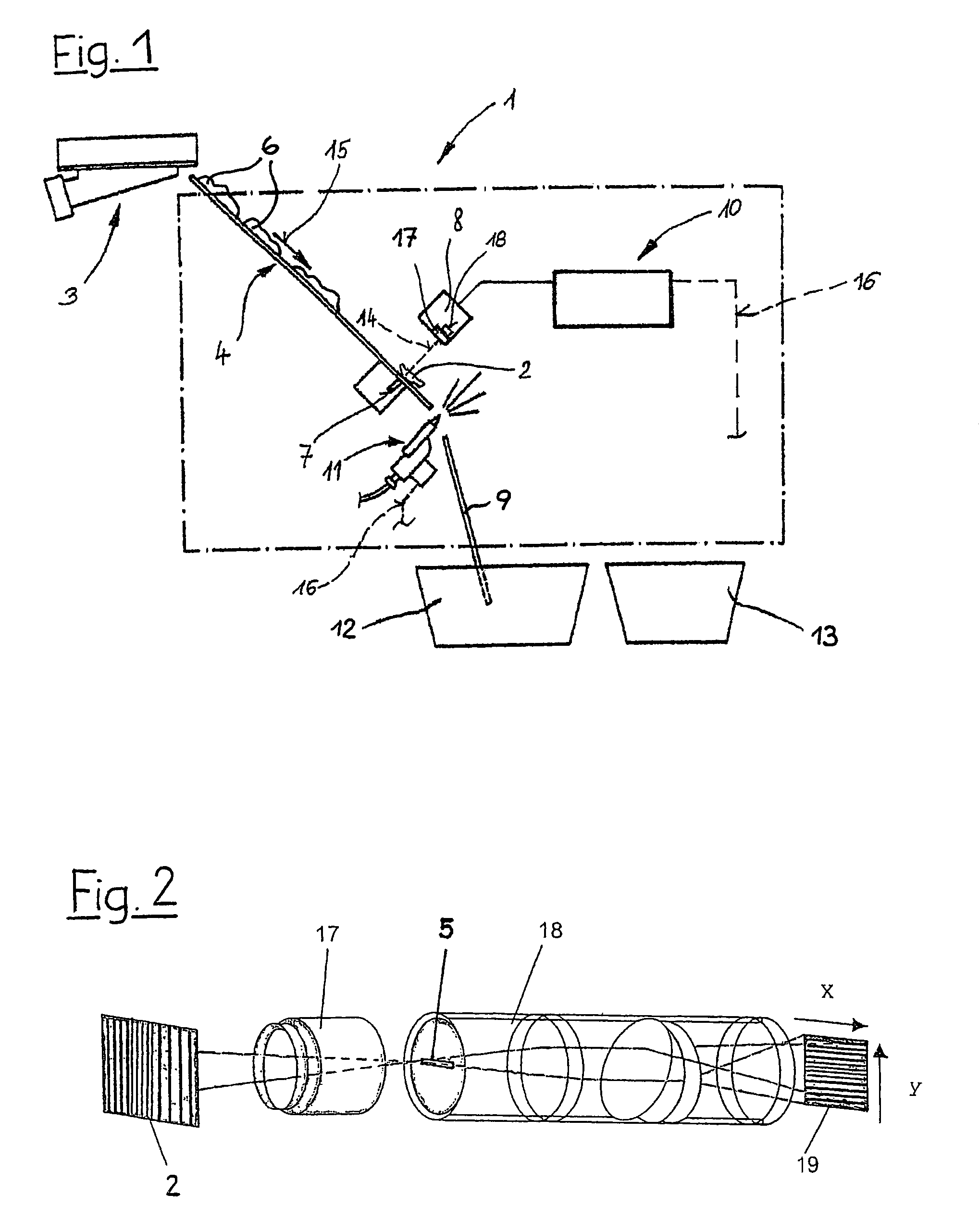 Method for detecting and sorting glass