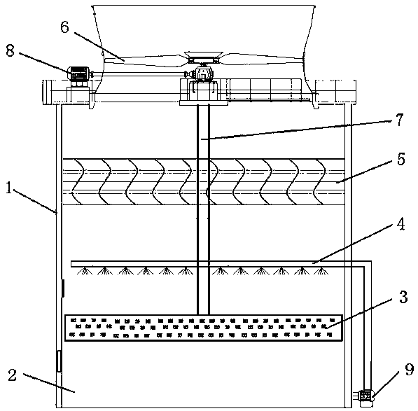 Water-saving and white smoke-resisting composite closed cooling tower and control method thereof