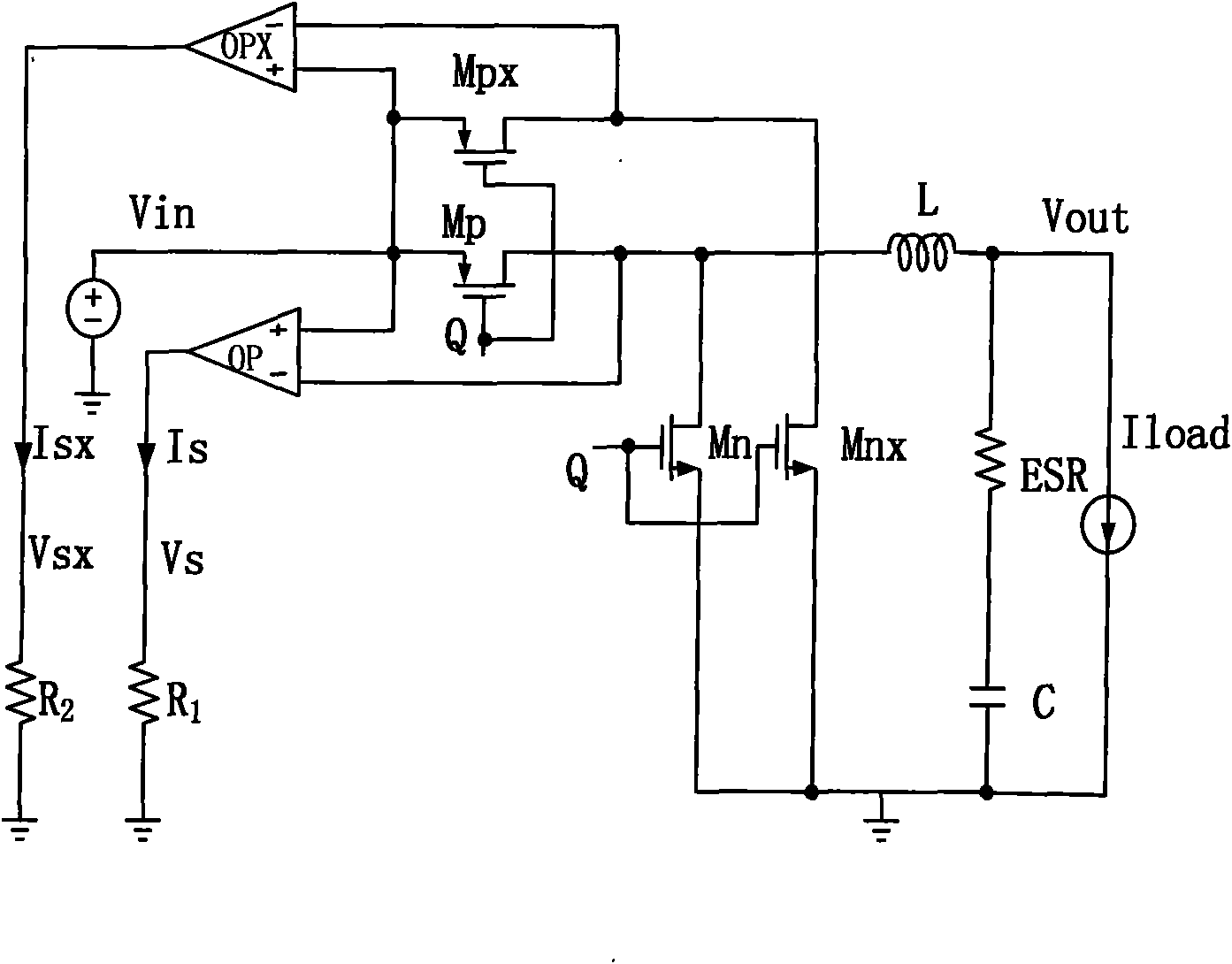 Anti-interference current sample circuit based on cancellation method