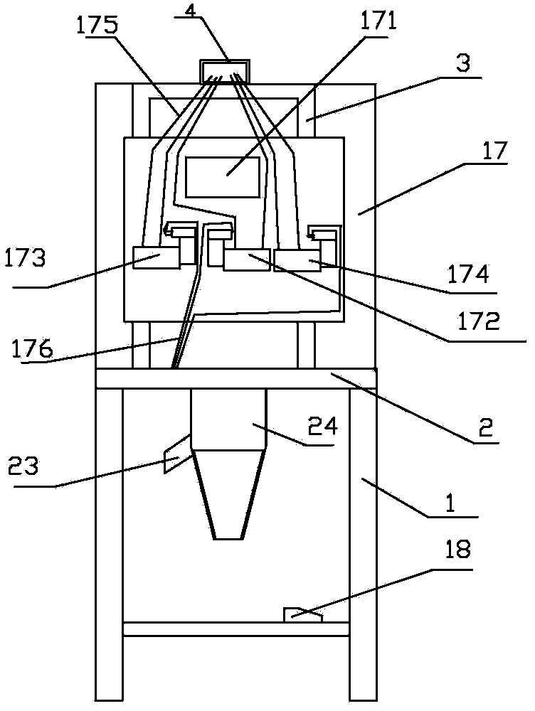 Automatic stone removing, slicing and classifying integrated machine for hawthorns