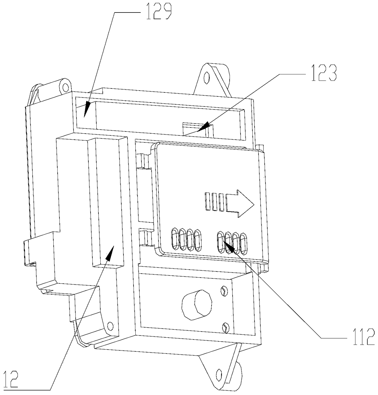 Air purifier and its sensor air guiding mechanism