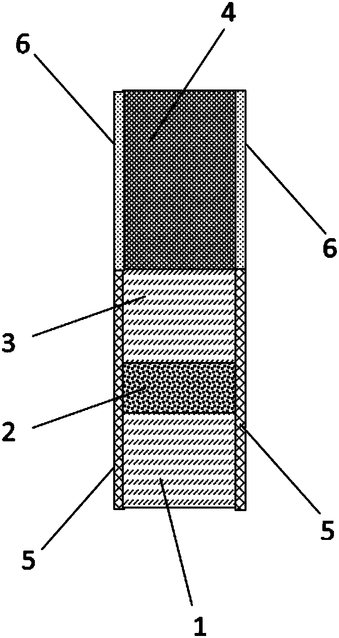 Heating incombustible tobacco product containing tobacco particles and preparation method