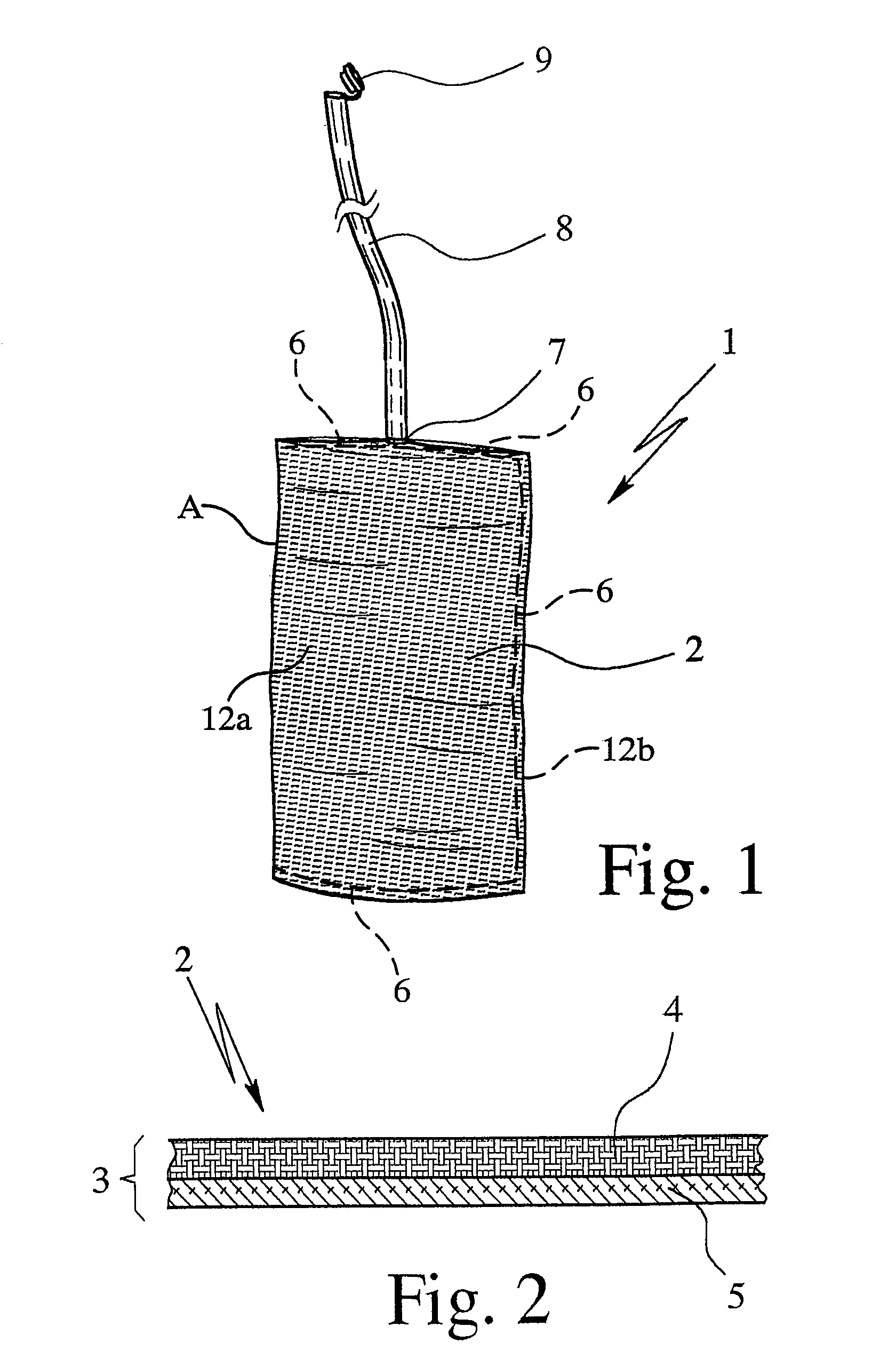 Drink receptacle, in particular drinking bag, composed of flexible composite material