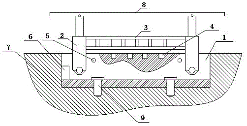 Electric equipment protection guardrail