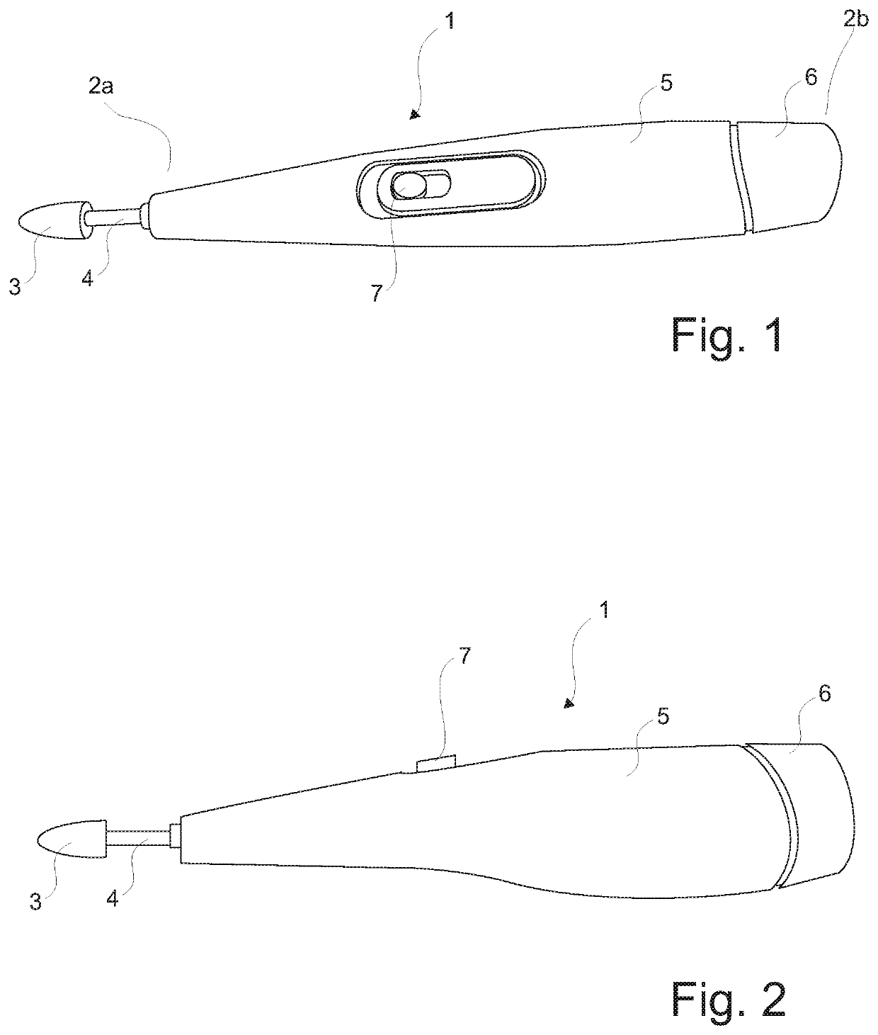 Eye treatment device and a method of using said device