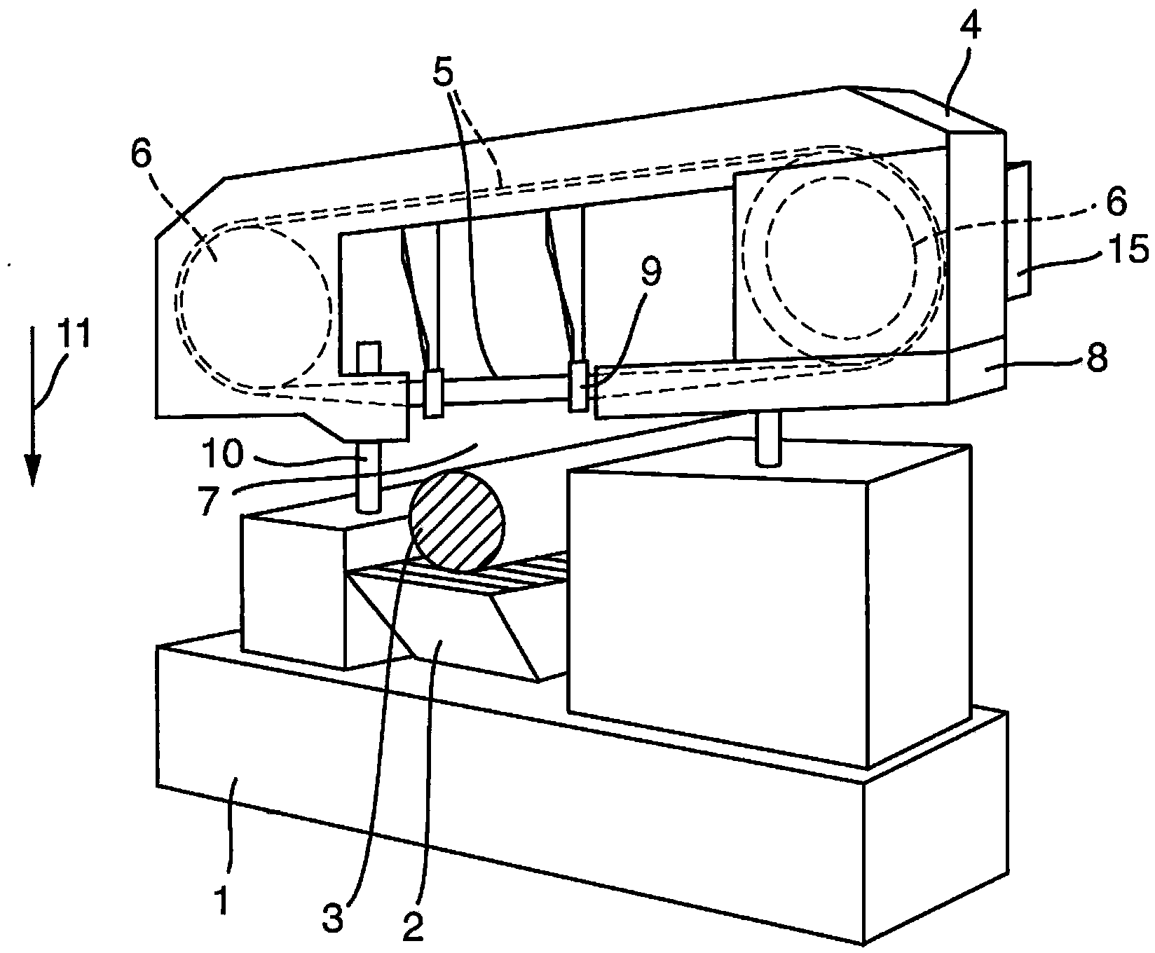 Sawing machine and method for controlling a sawing machine