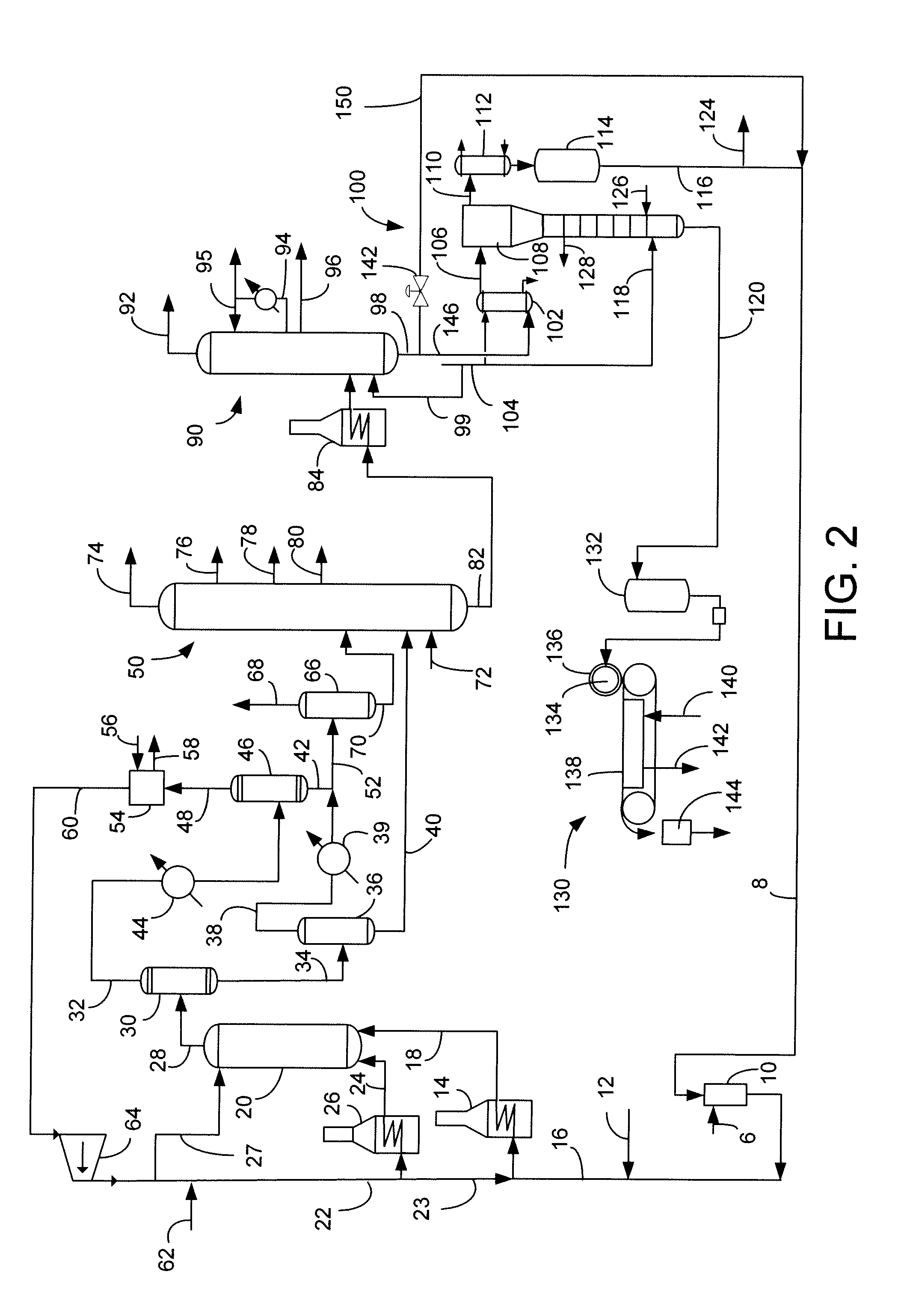 Apparatus for Separating Pitch from Slurry Hydrocracked Vacuum Gas Oil
